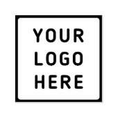 Square Logo Sjabloon Business Zelfinktende Stempel (Design)