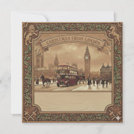 Square London Card - Christmas Feestdagenkaart