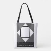 Square Lozenges Minimalism Replication Tas (Achterkant)