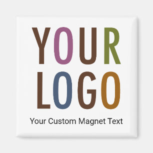 Square Magnet Custom Business Logo Promotie Magneet