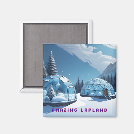 Square Magnet Magneet (Voorkant / Achterkant)