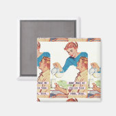 Square Magnet Magneet (Voorkant / Achterkant)