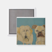 Square Magnet Magneet (Voorkant / Achterkant)