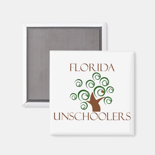 Square magnet magneet (Voorkant / Achterkant)