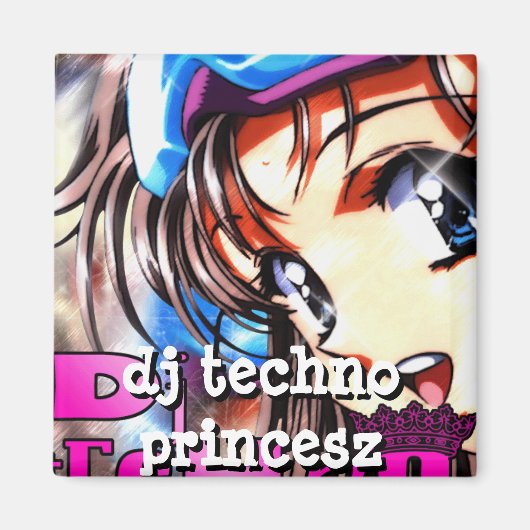 Square Magnet Magneet (Voorkant)