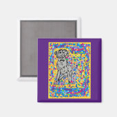 Square Magnet Magneet (Voorkant / Achterkant)