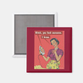 Square Magnet Magneet (Voorkant / Achterkant)