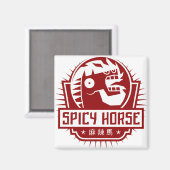 Square Magnet Magneet (Voorkant / Achterkant)