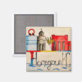 Square Magnet Magneet (Voorkant / Achterkant)