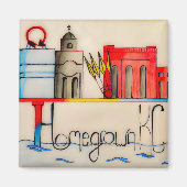 Square Magnet Magneet (Voorkant)