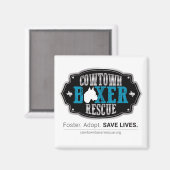 Square magnet magneet (Voorkant / Achterkant)