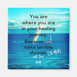 Square Magnet Rainbow en Ocean beroemd gemaakt doo Magneet