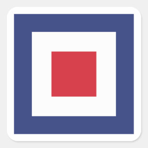 Square-modus Vierkante Sticker