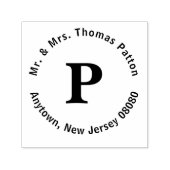 Square Monogram Stempel met Bovenste en onderste l (Design)