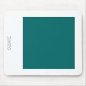 Square - Moss Green en White Muismat (Voorkant)
