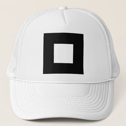 Square Motif Trucker Pet (Voorkant)
