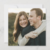 Square Navy Blue Gold Geometric White Floral Kaart (Achterkant)