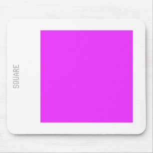 Square - Neon Paars en White Muismat