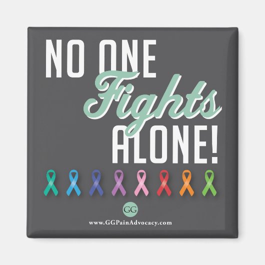 Square of Round Magnet Magneet (Voorkant)