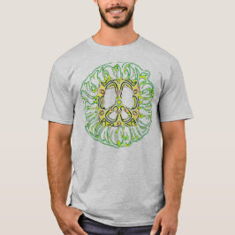 Square Peace vlammen T-shirt