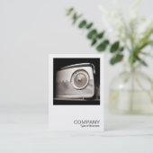 Square Photo 0118 - Old Radio Visitekaartje (Staand voorkant)