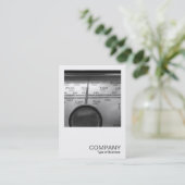 Square Photo 0328 - Old UK Radio Dial Visitekaartje (Staand voorkant)