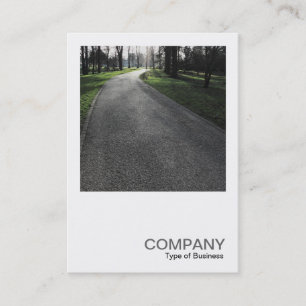 Square Photo 0383 - Sunlit Path Visitekaartje