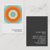 Square Photo 0430 - Colorful Circle 03 Visitekaartje (Voorkant / Achterkant)