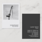 Square Photo 0583 - Tower Crane Visitekaartje (Voorkant / Achterkant)