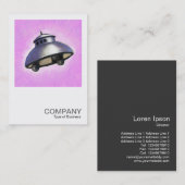 Square Photo 072 - Flying Saucer Visitekaartje (Voorkant / Achterkant)