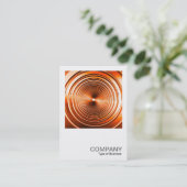 Square Photo 608 - Long Spring Oranje Visitekaartje (Staand voorkant)