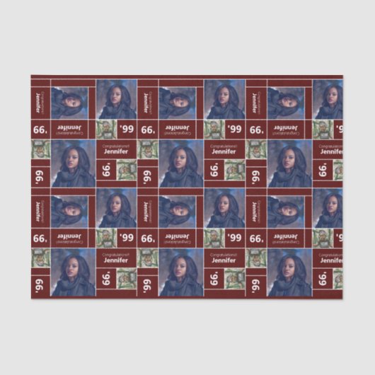 Square Photo Afstuderen, jaargang Tissuepapier (Voorkant)