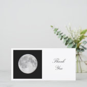 Square Photo - Moon Bedankkaart (Staand voorkant)