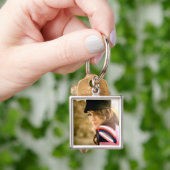 Square Photo sleutelhanger (Hand)