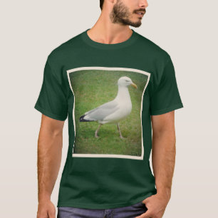 Square Photo - Walking Seagull T-shirt
