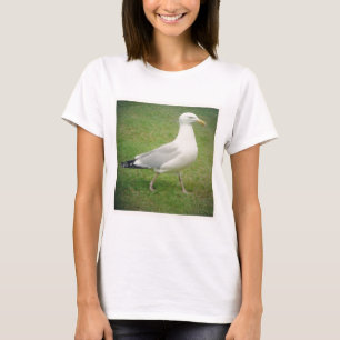 Square Photo - Walking Seagull T-shirt