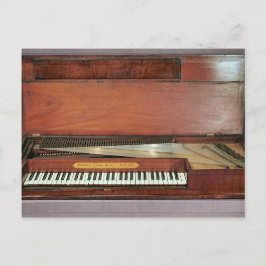 Square piano, 1767 (foto) briefkaart (Voorkant)