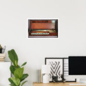 Square piano, 1767 (foto) poster (Thuiskantoor)