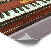 Square piano, 1767 (foto) poster (Hoek)