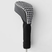 Square Polka Driver Golf Head Hoesje Golfheadcover (Schuin)