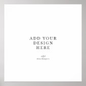 Square Poster Printing (Voorkant)