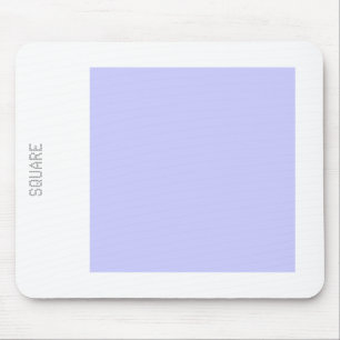 Square - Powder Blue en White Muismat