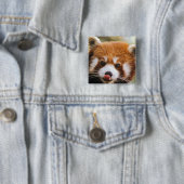 Square Red Panda Button (In situ)