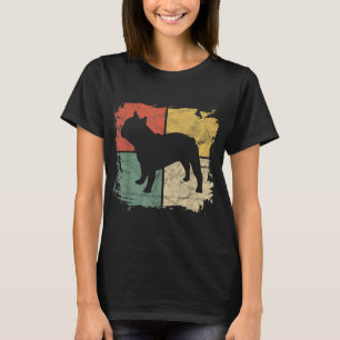 Square Retro French Bulldog Owner Gift Dog Frenchi T-shirt