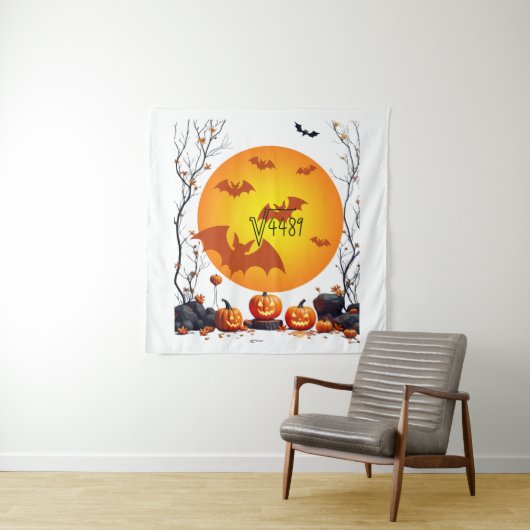 Square Root 4489 Wandkleed (In situ)