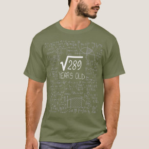 Square Root van 289 17 jaar oude 17e outfit T-shirt