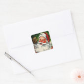 Square Santa Claus Sticker (Envelop)