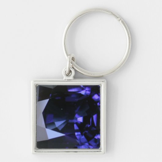 Square Sapphire Sleutelhanger (Voorkant)