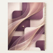 Square shapes AI art  Planner (Achterkant)