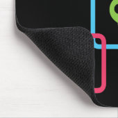 Square Skull Muismat (Hoek)